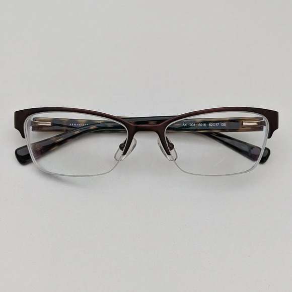 🕶️Armani Exchange AX1004 Eyeglasses 52/17 135 /KAB510🕶️ - Picture 1 of 9